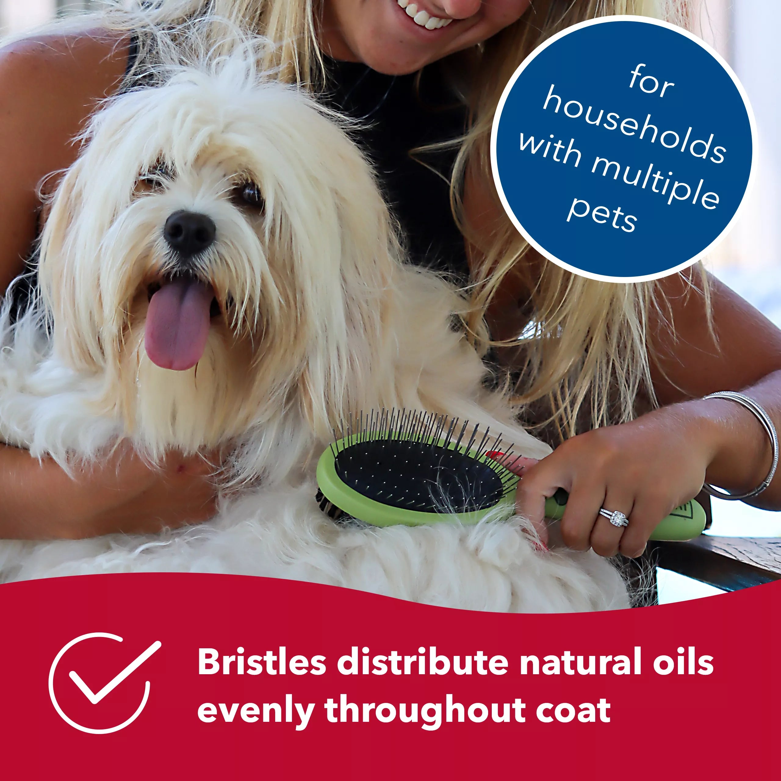 COASTAL Dog - Safari Pin & Bristle Combo Brush