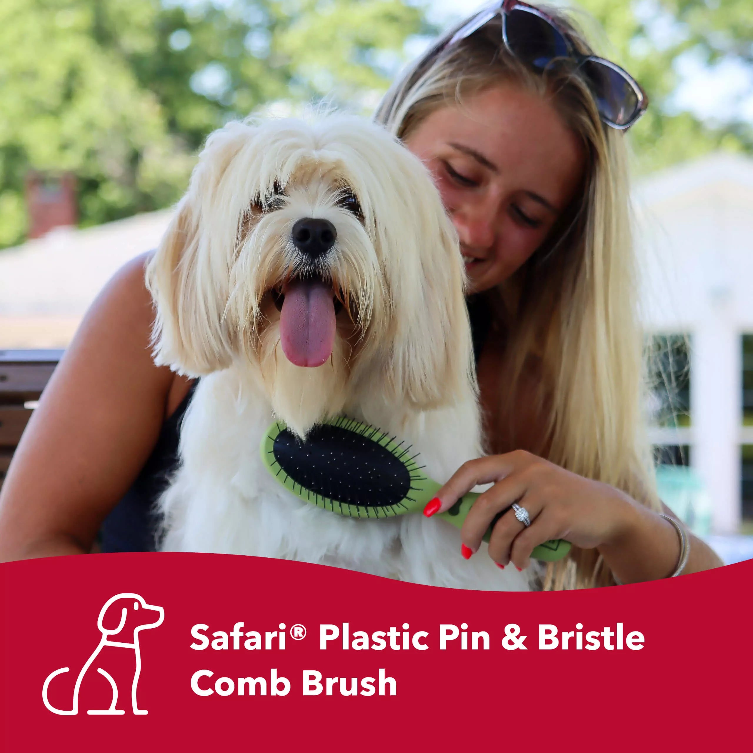 COASTAL Dog - Safari Pin & Bristle Combo Brush