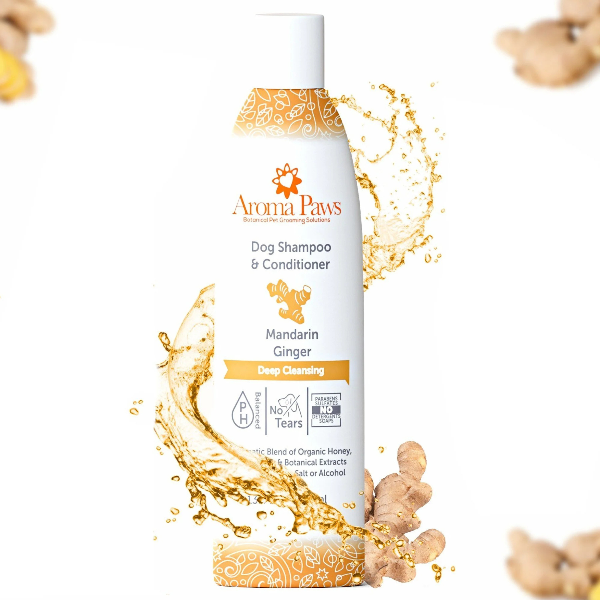 AROMA PAWS Dog - Mandarin Ginger Deep Cleansing Shampoo 13.5 oz