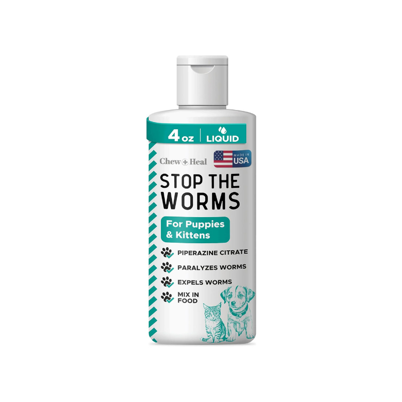 CHEW+HEAL Dog & Cat - Stop The Worms 4oz