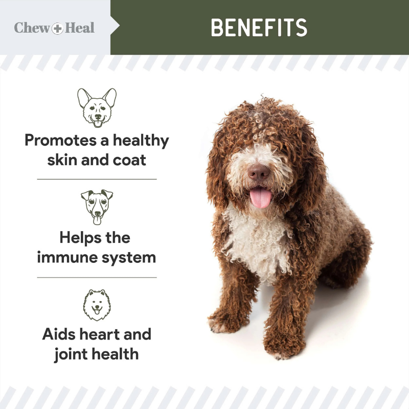 CHEW+HEAL Dog - Wild Alaskan Icelandic Cod Liver Oil