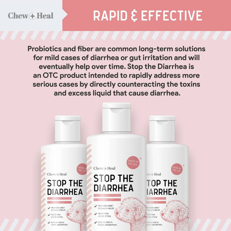 CHEW+HEAL Dog - Stop The Diarrhea 2oz