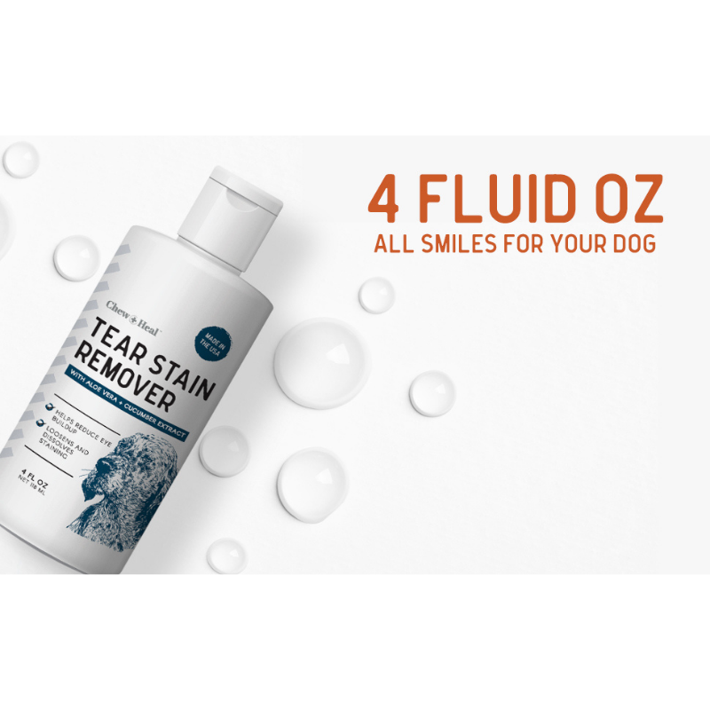 CHEW+HEAL Dog - Tear Stain Remover 4oz