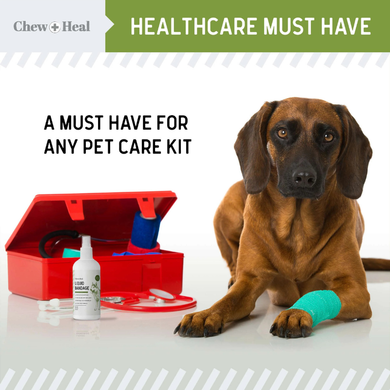 CHEW+HEAL Dog - Liquid Bandage 8oz