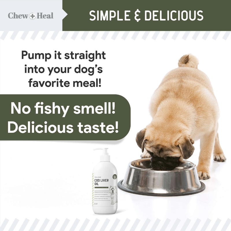 CHEW+HEAL Dog - Wild Alaskan Icelandic Cod Liver Oil
