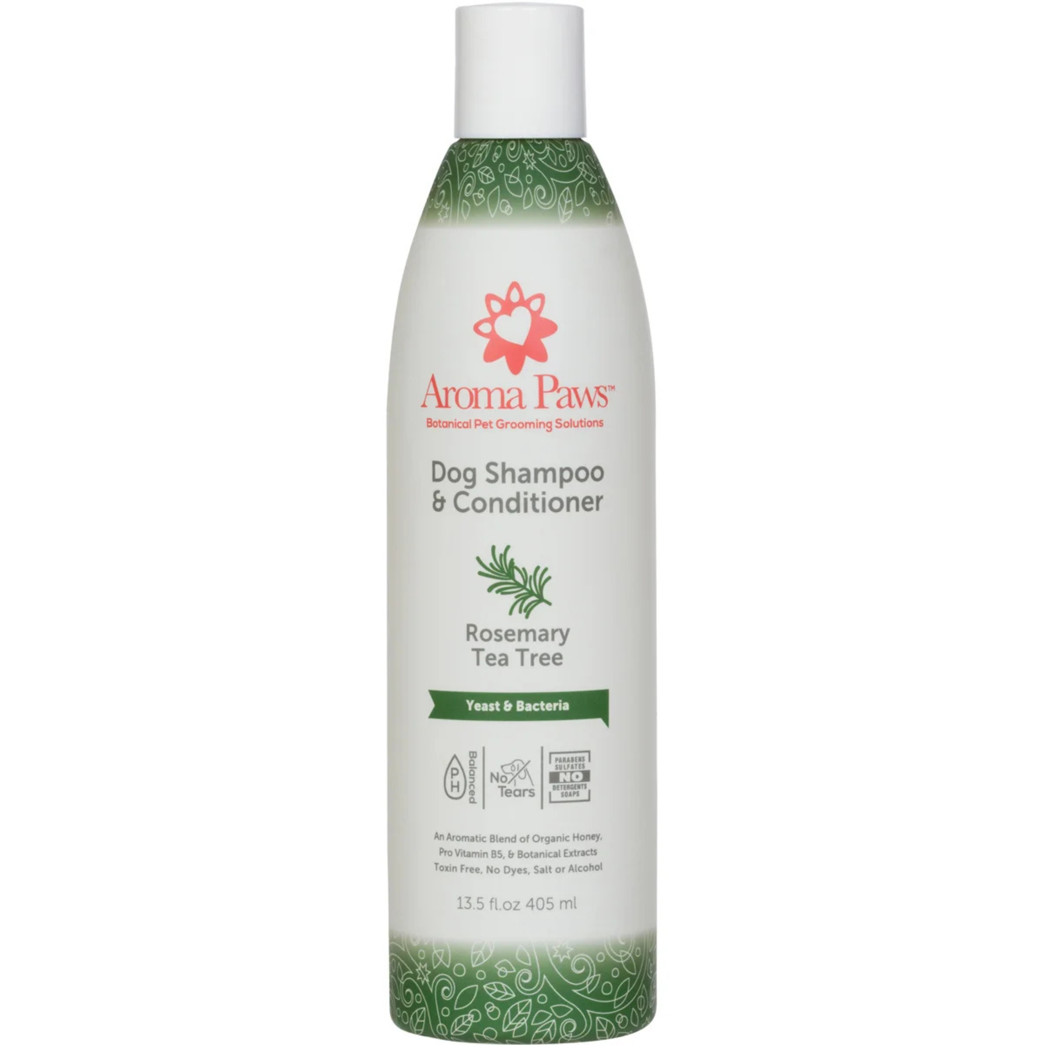 AROMA PAWS Dog - Rosemary Tea Tree Yeast & Bacteria Shampoo 13.5 oz
