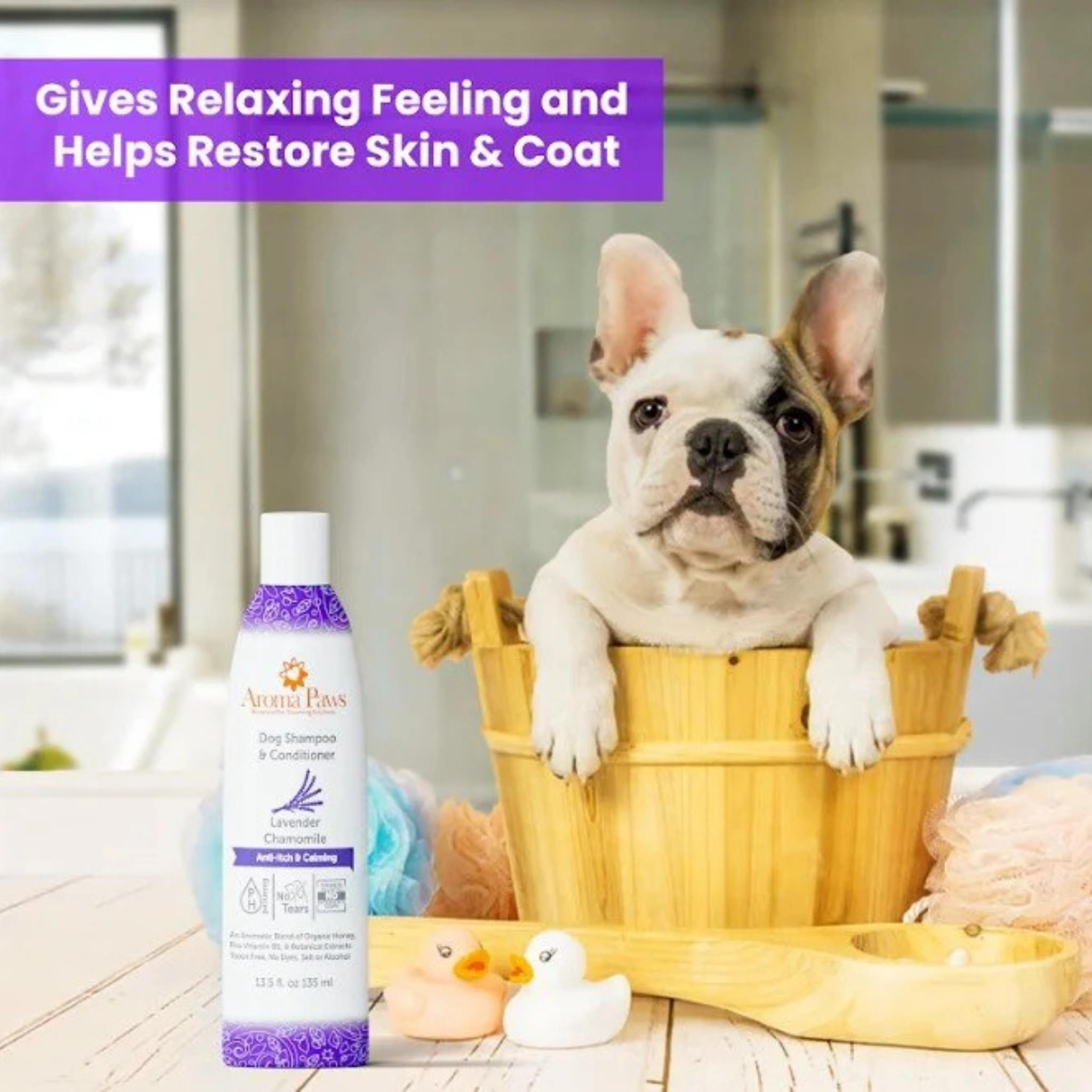 AROMA PAWS Dog - Lavender Chamomile Anti-Itch & Calming Shampoo 13.5 oz