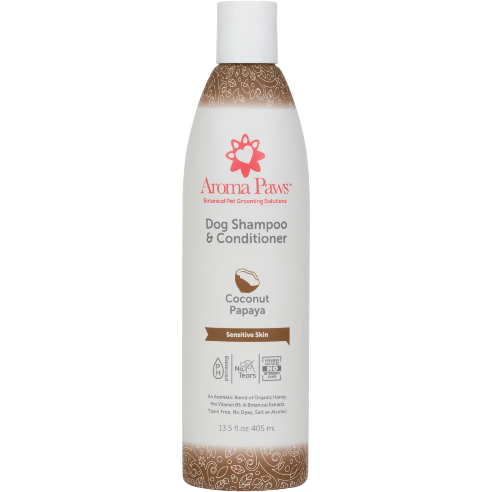 AROMA PAWS Dog - Coconut Papaya Sensitive Skin Shampoo 13.5 oz