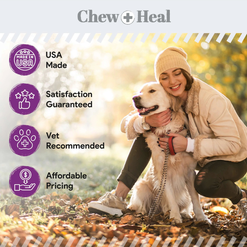 CHEW+HEAL Dog - Stop The Scoot - 120ct