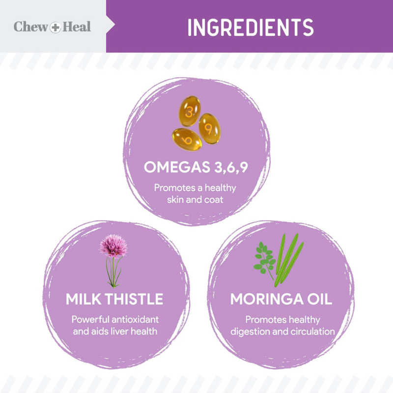 CHEW+HEAL Dog - Milk Thistle 2oz