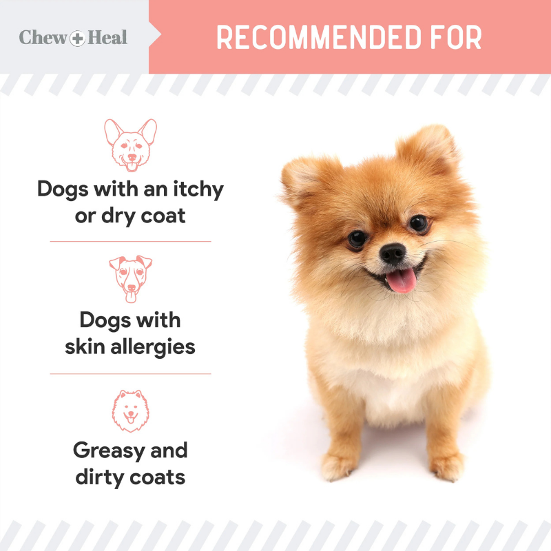 CHEW+HEAL Dog - Wild Alaskan Salmon Oil 8oz