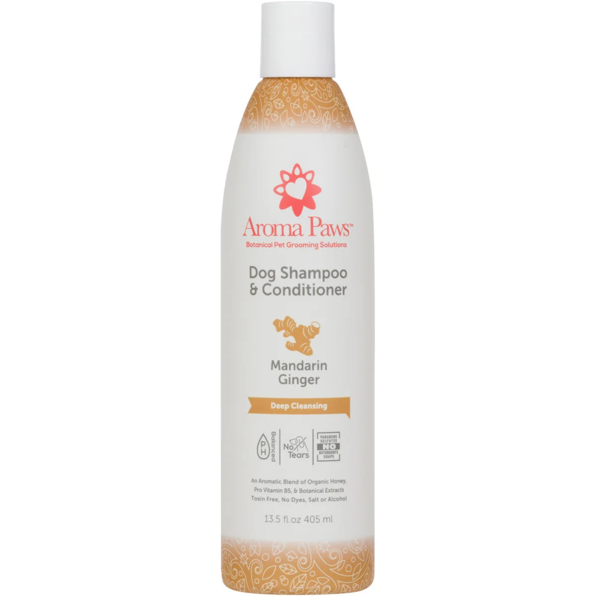AROMA PAWS Dog - Mandarin Ginger Deep Cleansing Shampoo 13.5 oz