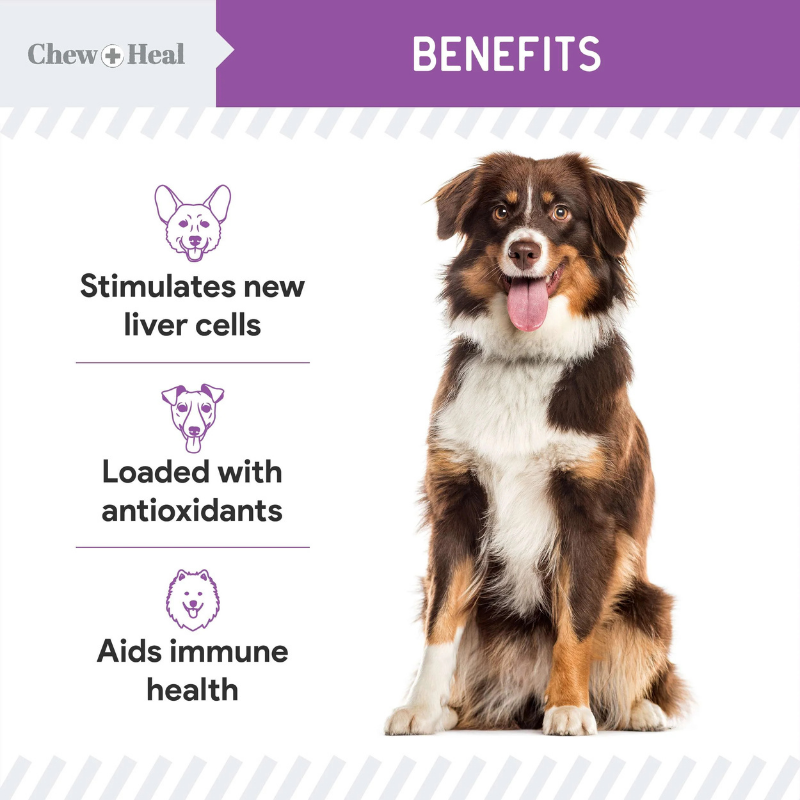 CHEW+HEAL Dog - Milk Thistle 2oz