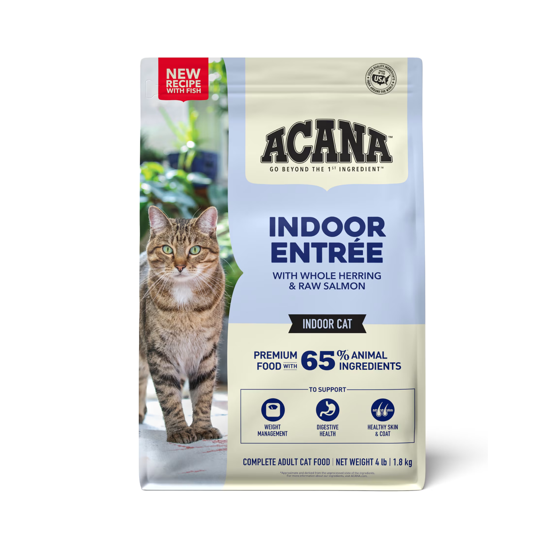 ACANA Cat - Indoor Entree Whole Herring and Raw Salmon Dry Food