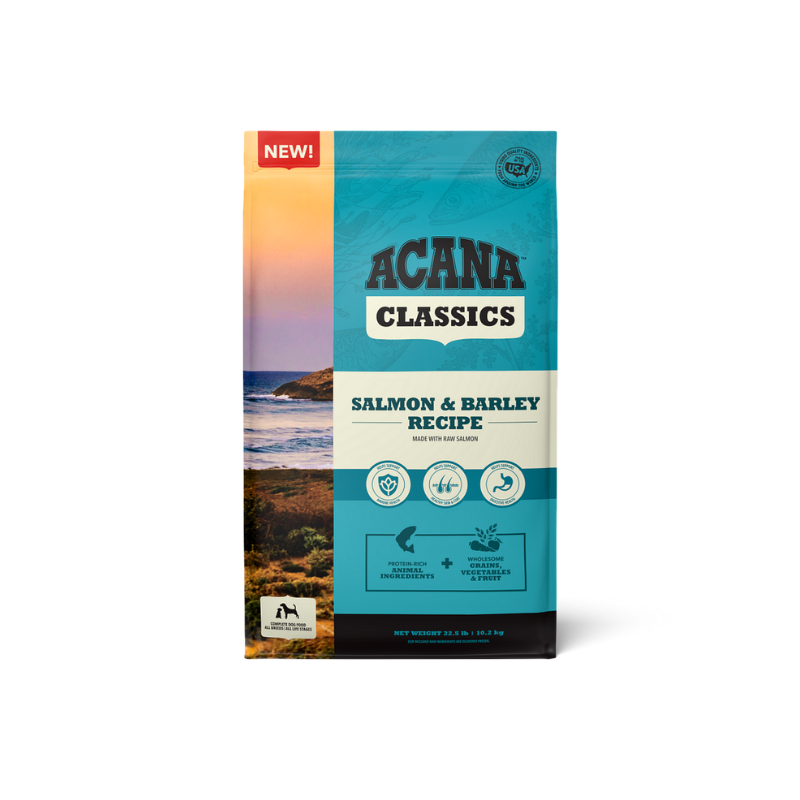 Furville Clean Dog kibble Acana Salmon