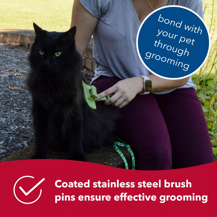 Furville Cat Self-cleaning Slicker Brush
