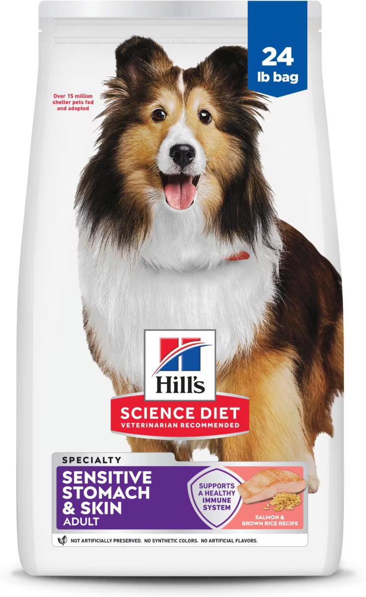 HILLS SCIENCE DIET Dog - Adult Sensitive Stomach & Skin Salmon & brown Rice Dry Food
