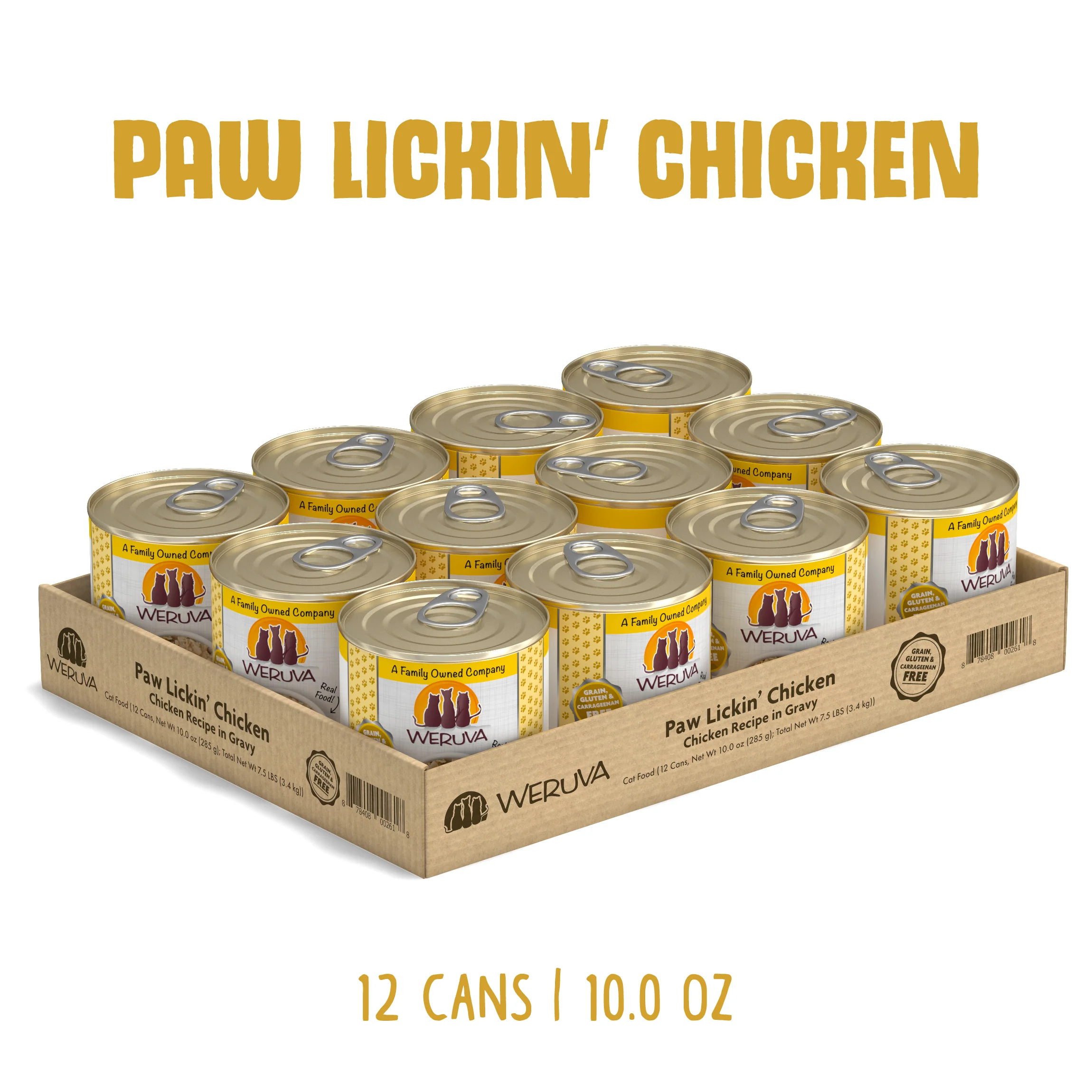 WERUVA CAT PAW LICKIN' CHICKEN 10OZ