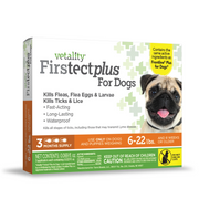 VETALITY - Firstectplus for Dogs 6-22 lbs - Flea & Tick Topical - Small Dogs