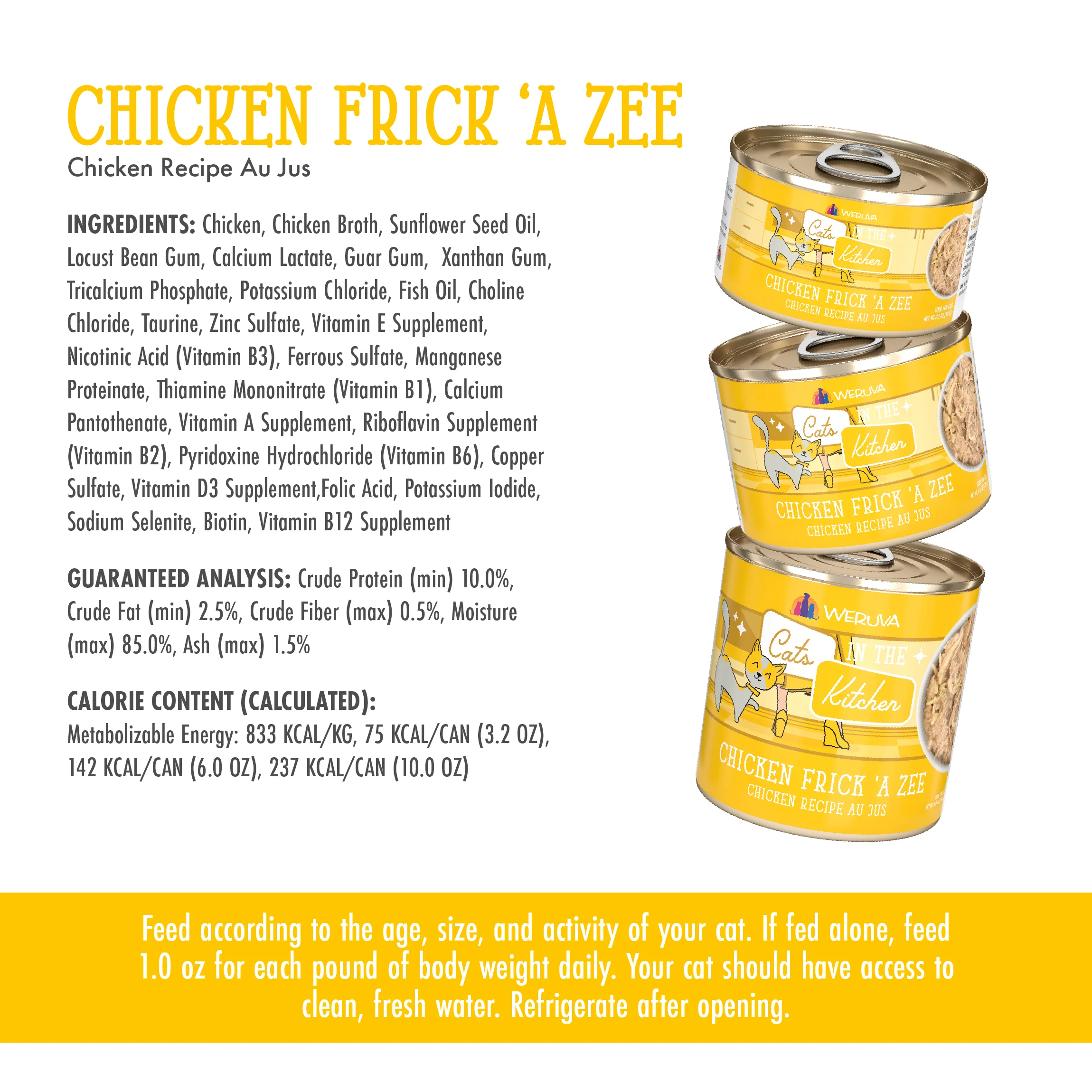 CATS IN THE KITCHEN CHICKEN FRIK 'A ZEE 3.2OZ