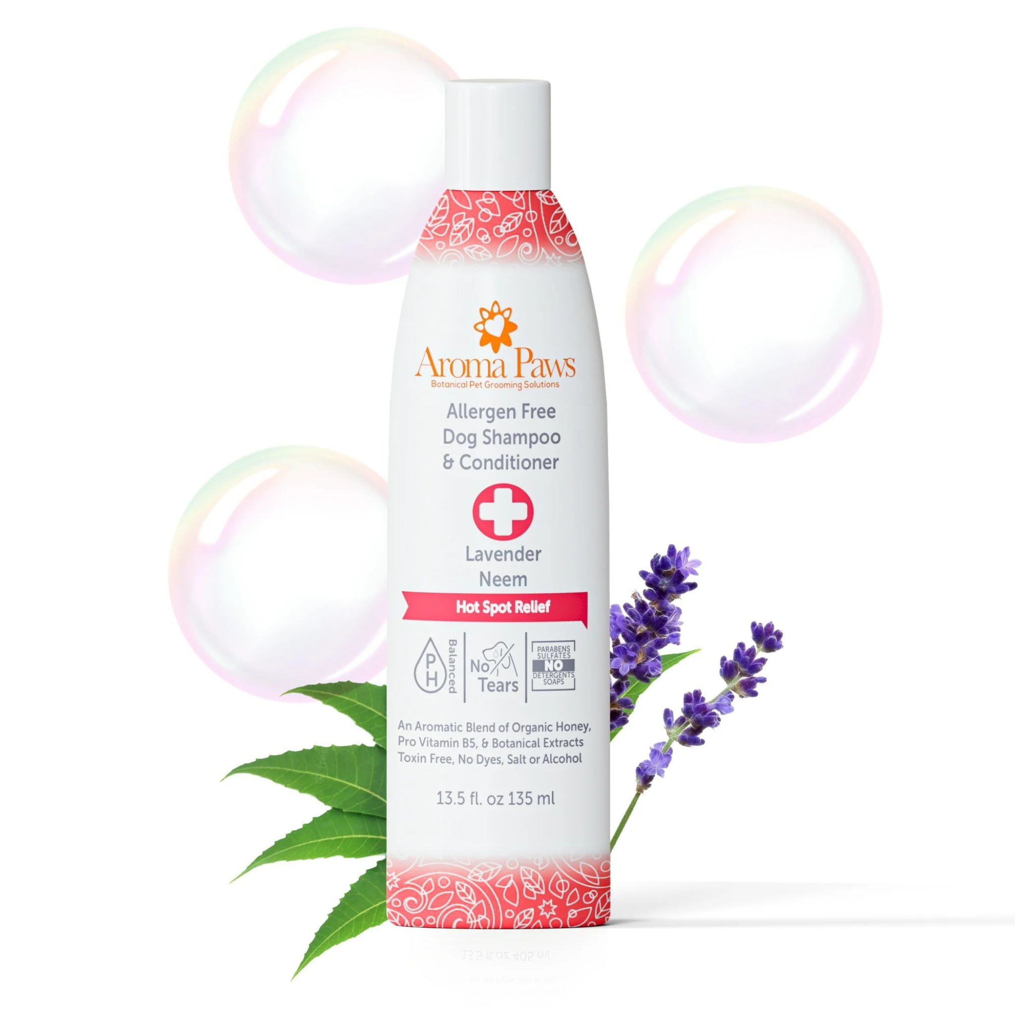 AROMA PAWS Dog - Allergen Free Hot Spot Relief Shampoo 13.5 oz