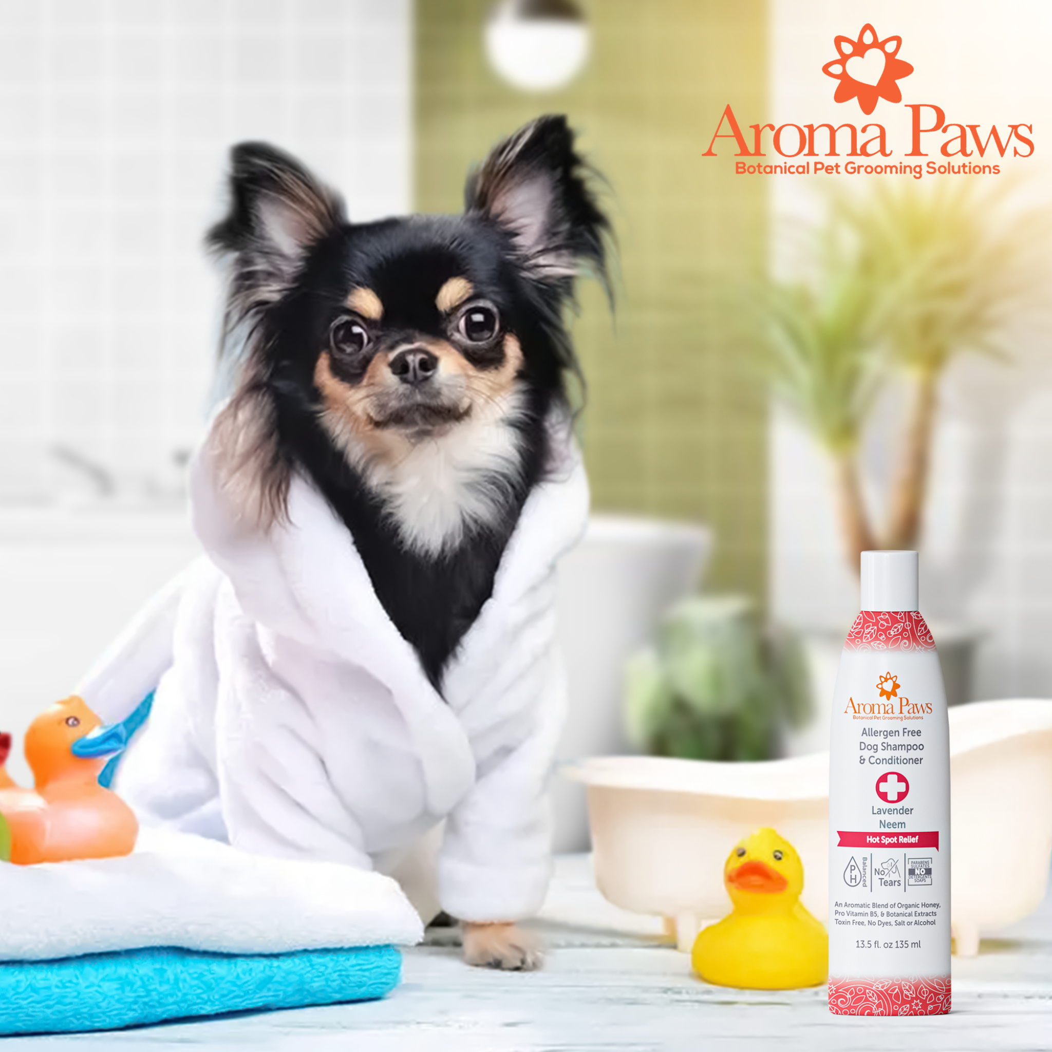 AROMA PAWS Dog - Allergen Free Hot Spot Relief Shampoo 13.5 oz