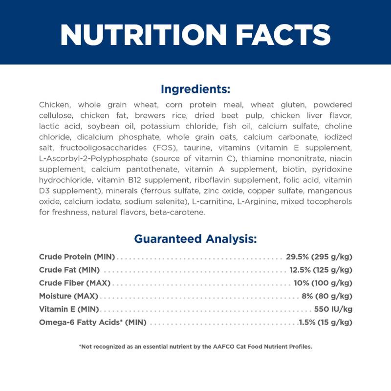 Furville Hills Science Diet Indoor 