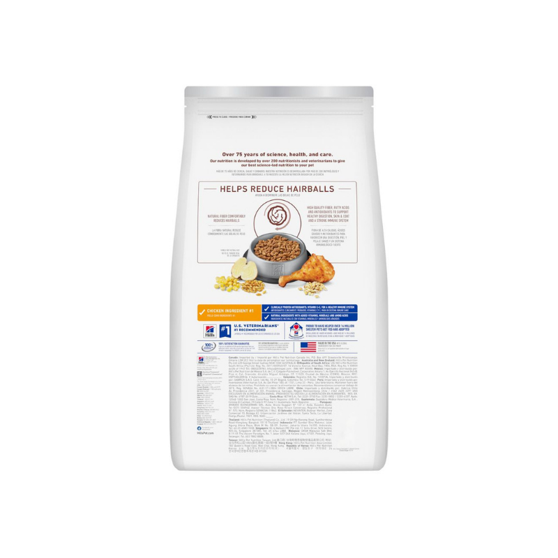 Furville Hills Science Diet Hairball Control Senior