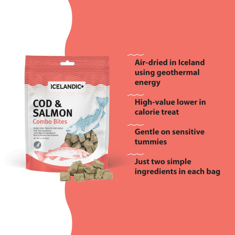 Furville icelandic dog treat salmon bites