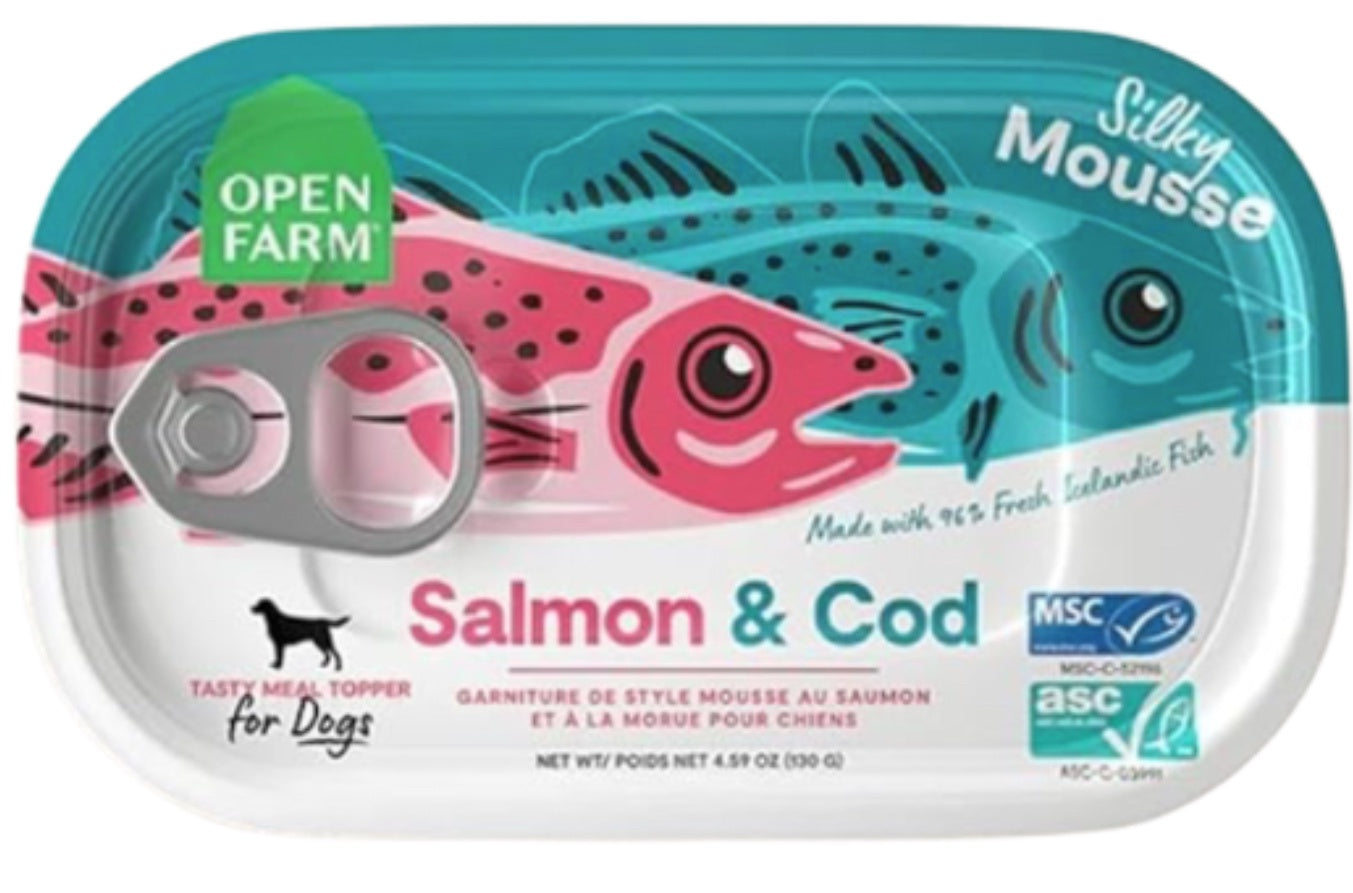 OPEN FARM Dog - Salmon & Cod Grain-Free Topper 4.59 oz