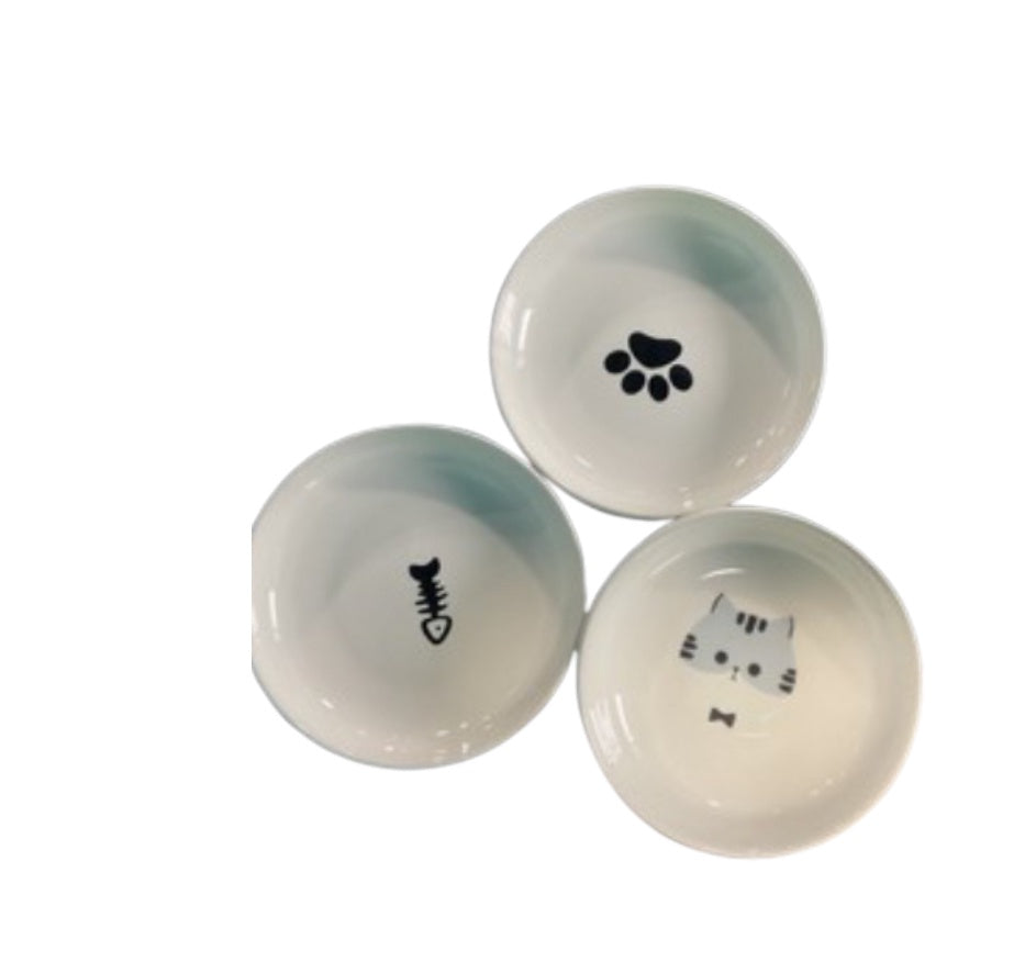 Anti Whisker Fatigue Ceramic Dish for Cats