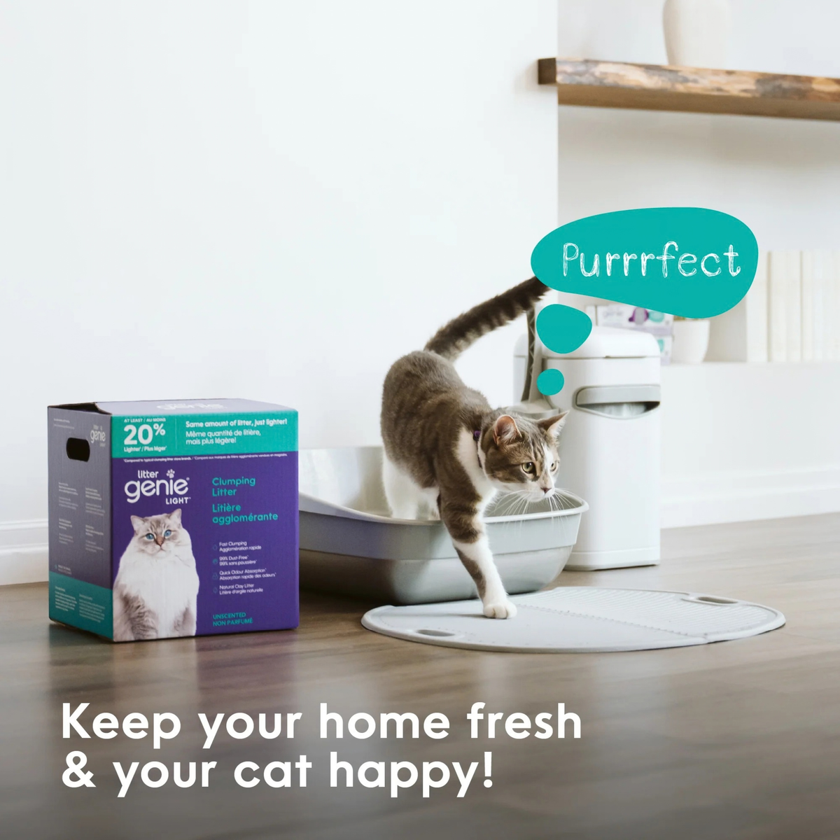 Furville Litter Genie Clay litter