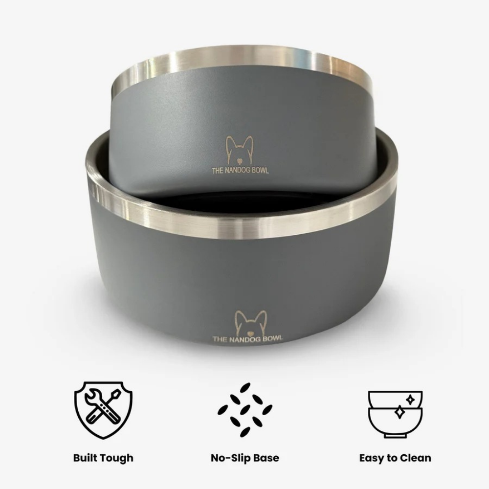 Furville Double walled stainless steel bowls
