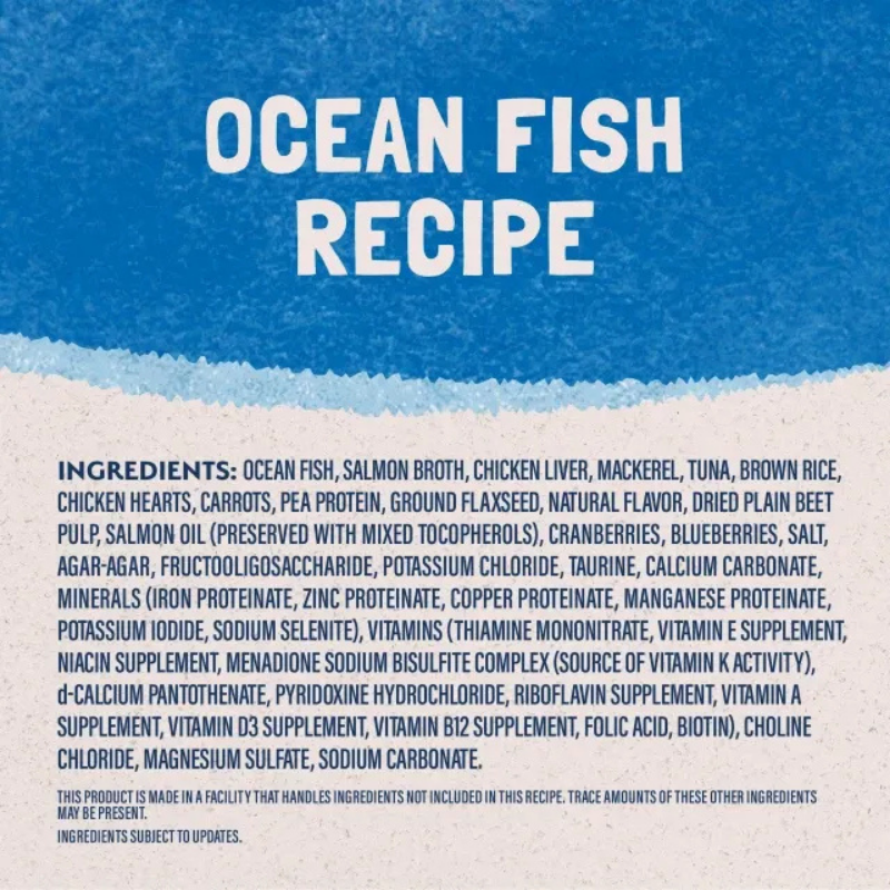 Furville Natural balance cat wet food Ocean Fish Recipe