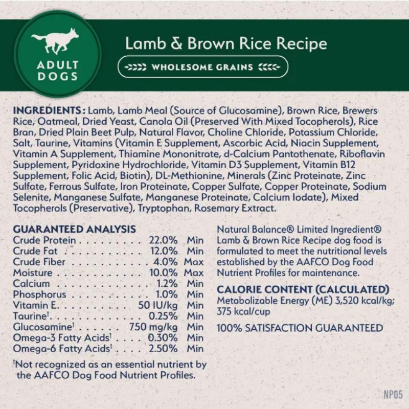 Furville Natural Balance Lamb