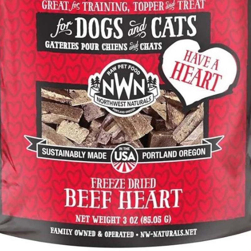 Furville Beef heart Freeze dried Single Ingredient Northwest Naturals