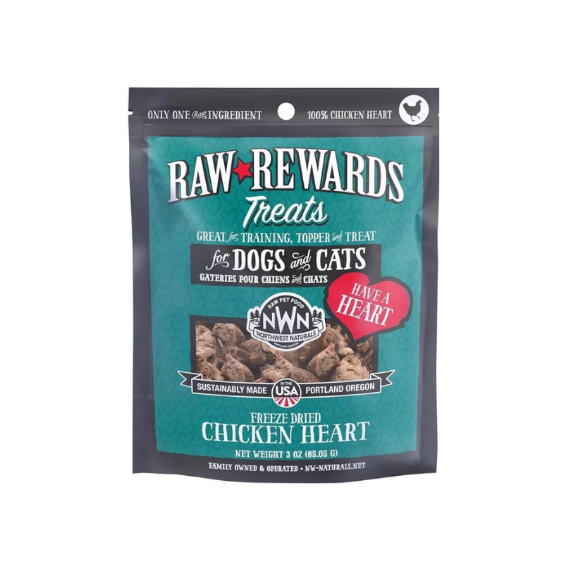 Furville Chicken hearts freeze dried treats Northwest Naturals