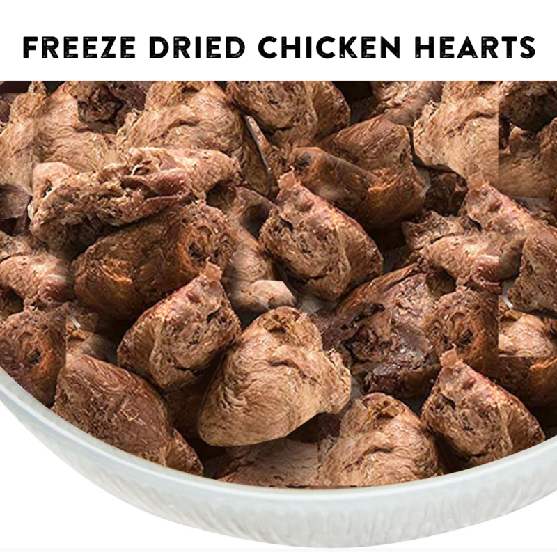 Furville Chicken hearts freeze dried treats Northwest Naturals
