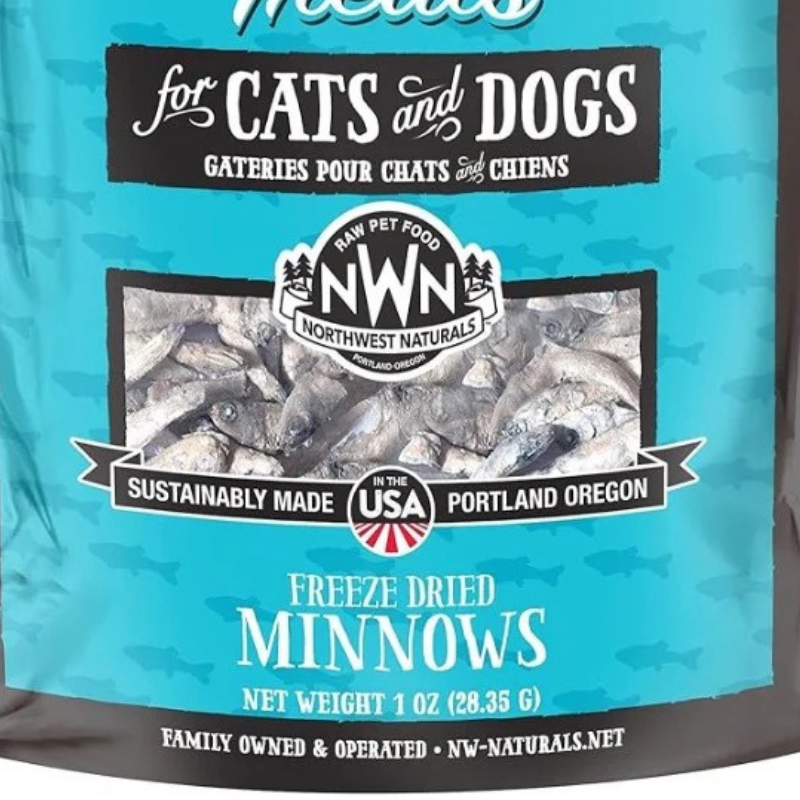 Furville Freeze Dried Minnows Northwest Naturals