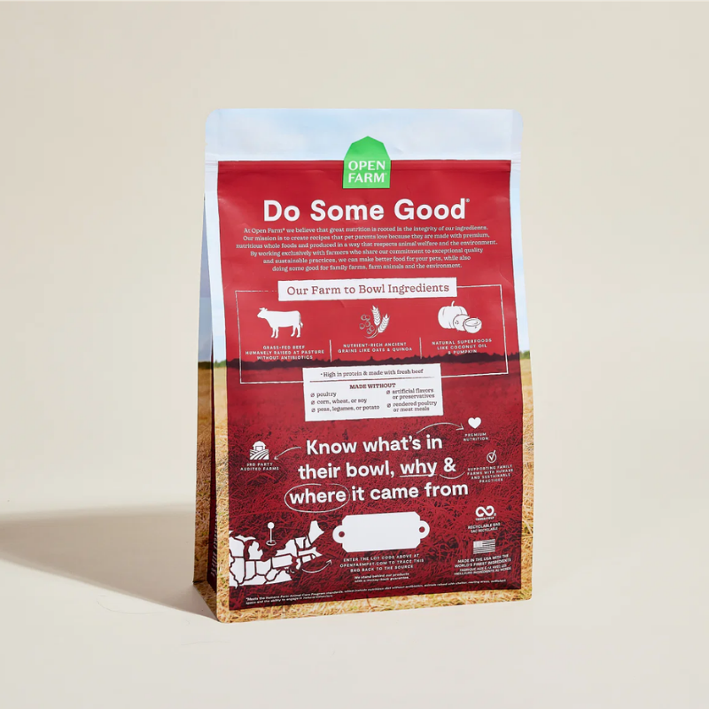 Furville open Farm Beef Recipe Ancient Grains