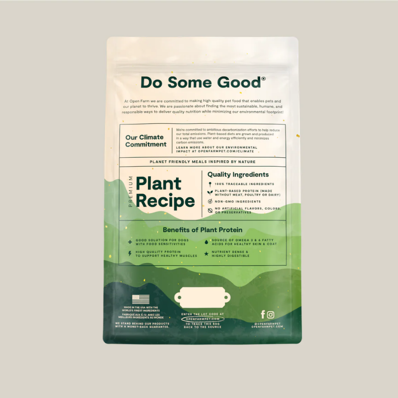 Furville Open Farm Plant based dog food