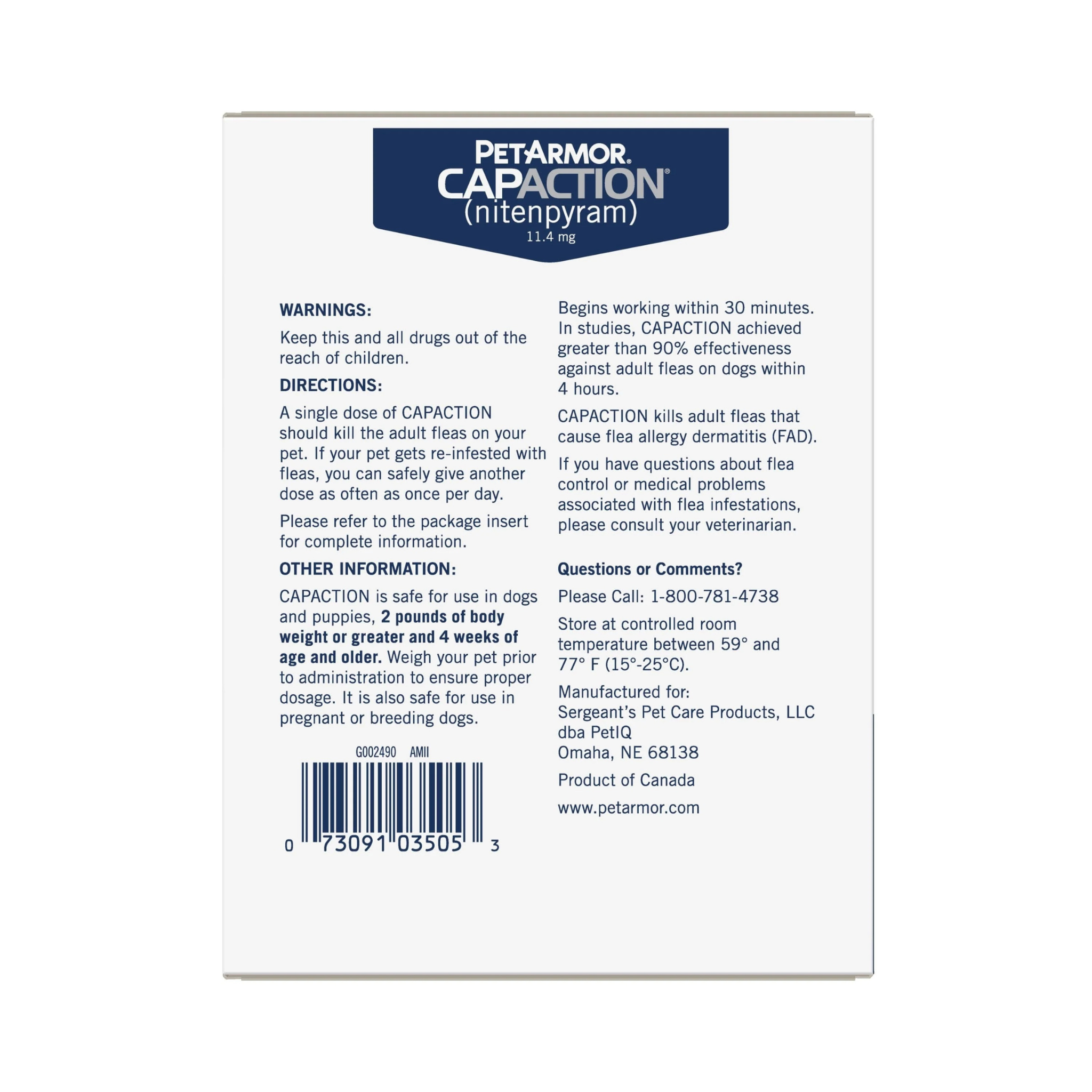Furville Dog Flea and Tick Tablets