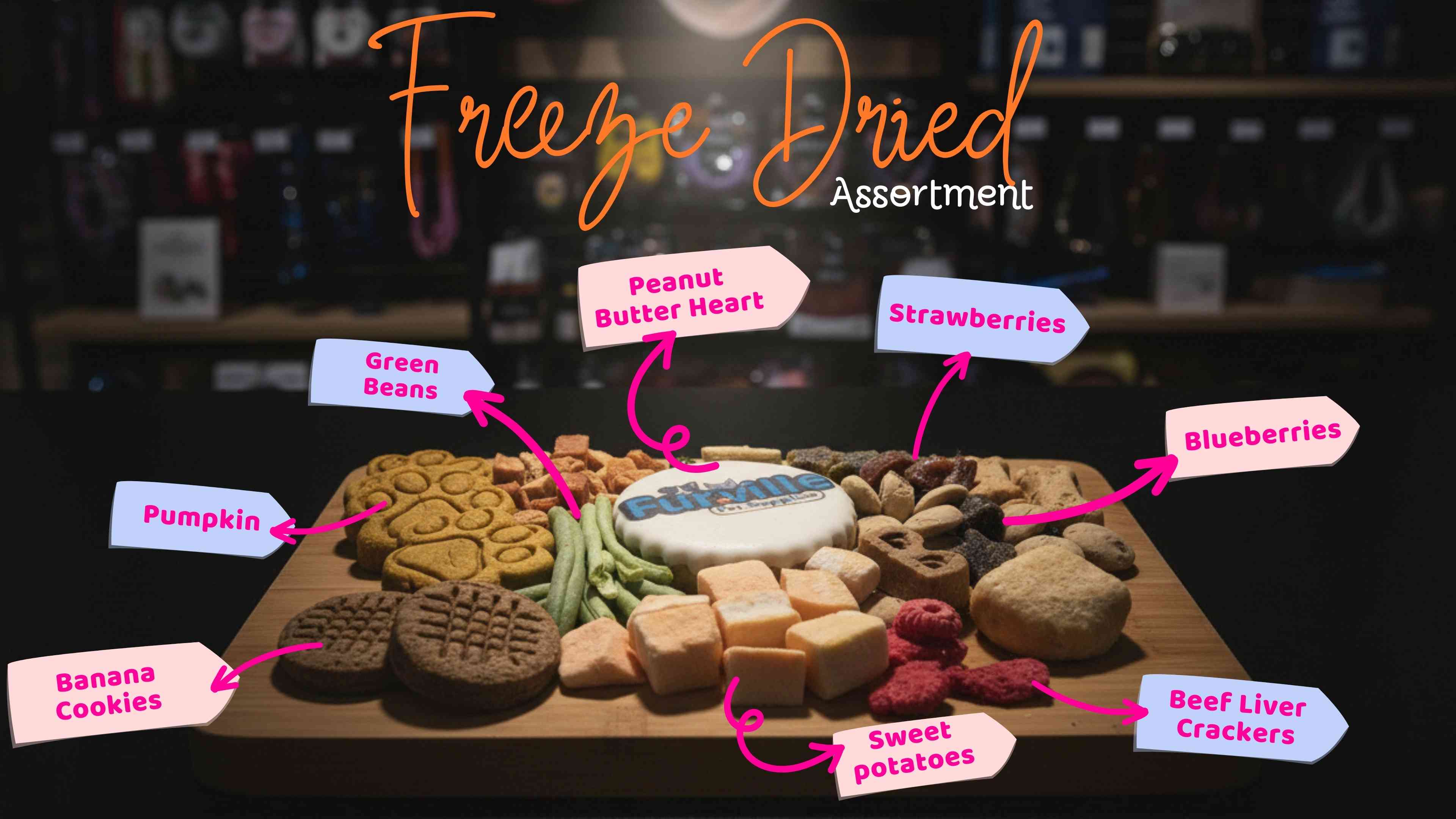 Barkuterie Board - Freeze-Dried Treats for Dogs