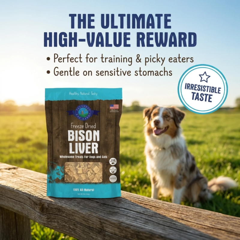 Shepherd Boy Farms Freeze Dried Bison Liver