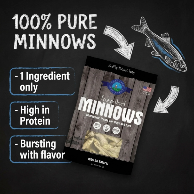 Shepherd Boy Farms Freeze Dried Minnows