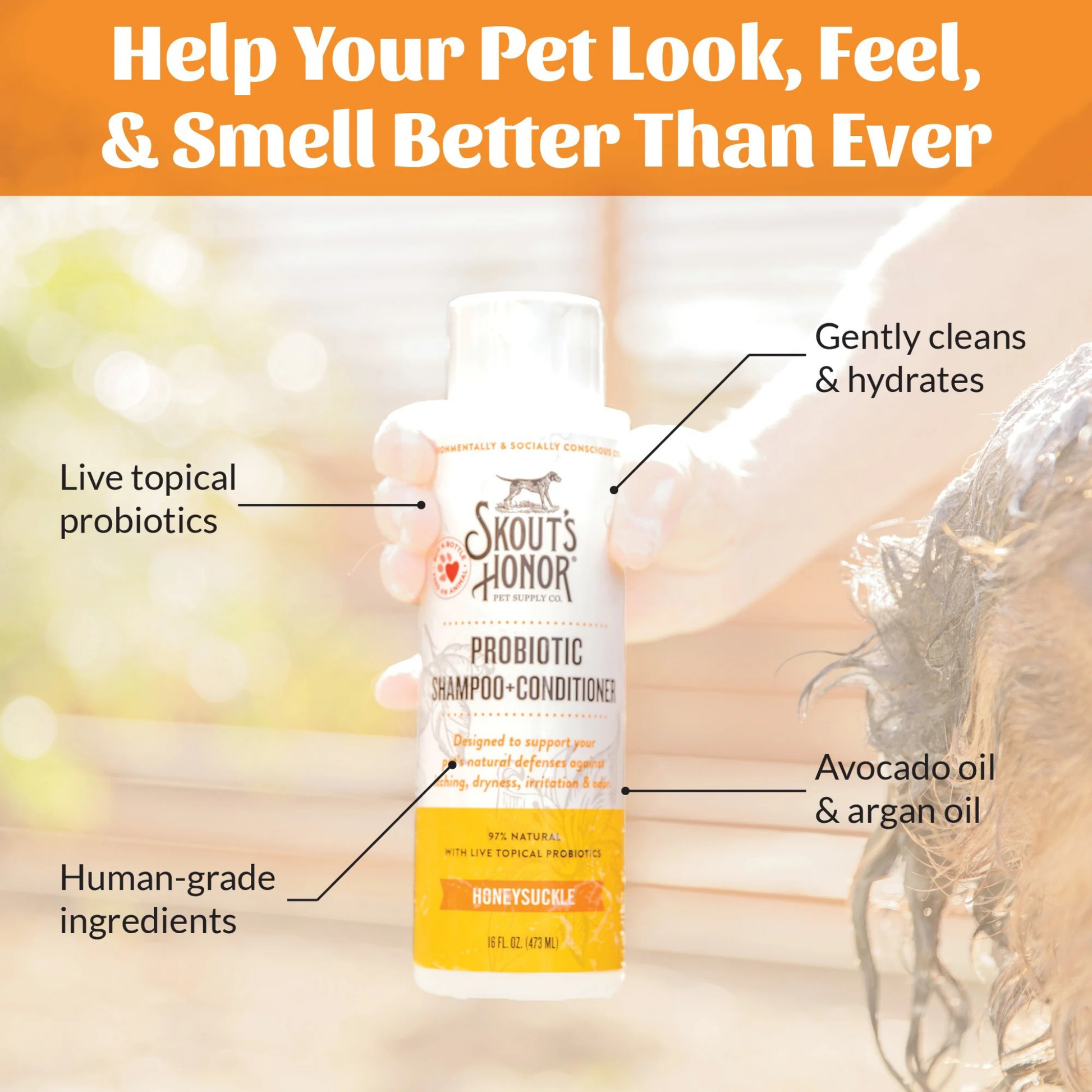 Furville Probiotic Skouts Honor SHampoo