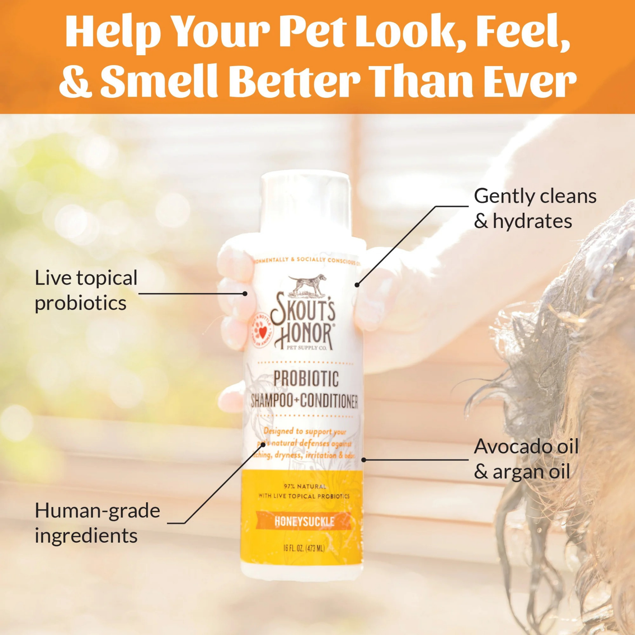 Furville Probiotic Skouts Honor SHampoo