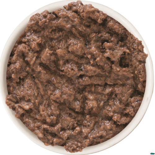 Minced in gravy