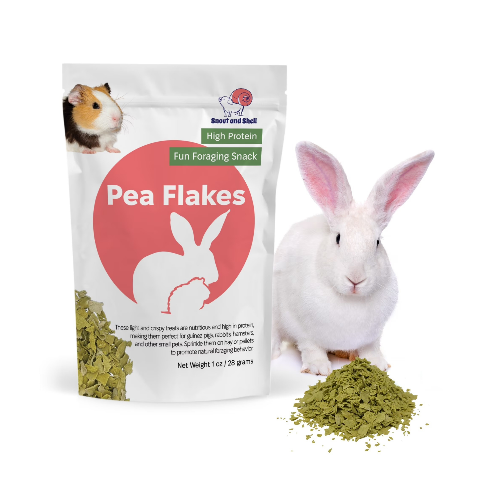 Furville Pea Flakes for Rabbits