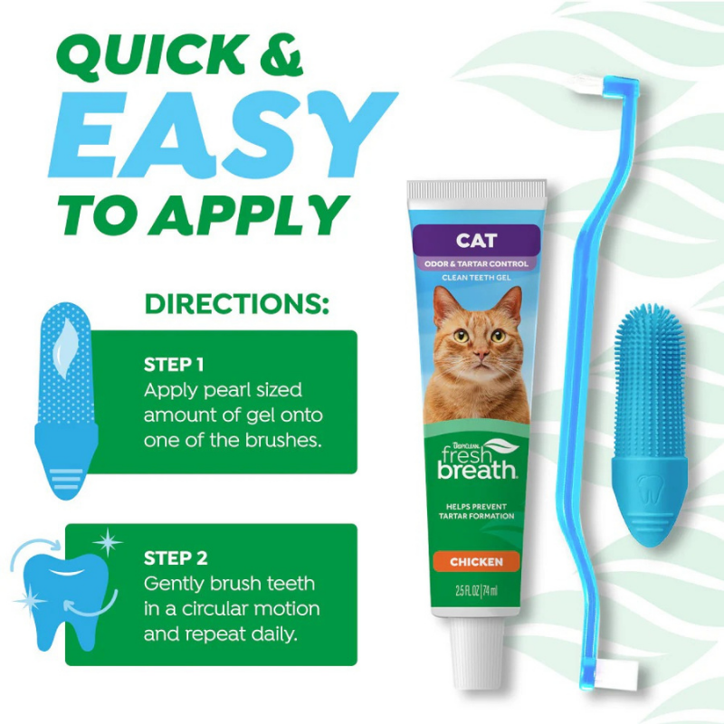 Furville Cat Brush and Toothpaste